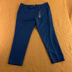 Fashion Nova Men Mens 40 Navy The Modern Stretch Slim Trouser Pants NWT